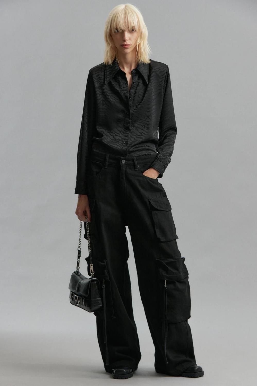 JEANS CARGO DANGER BLACK