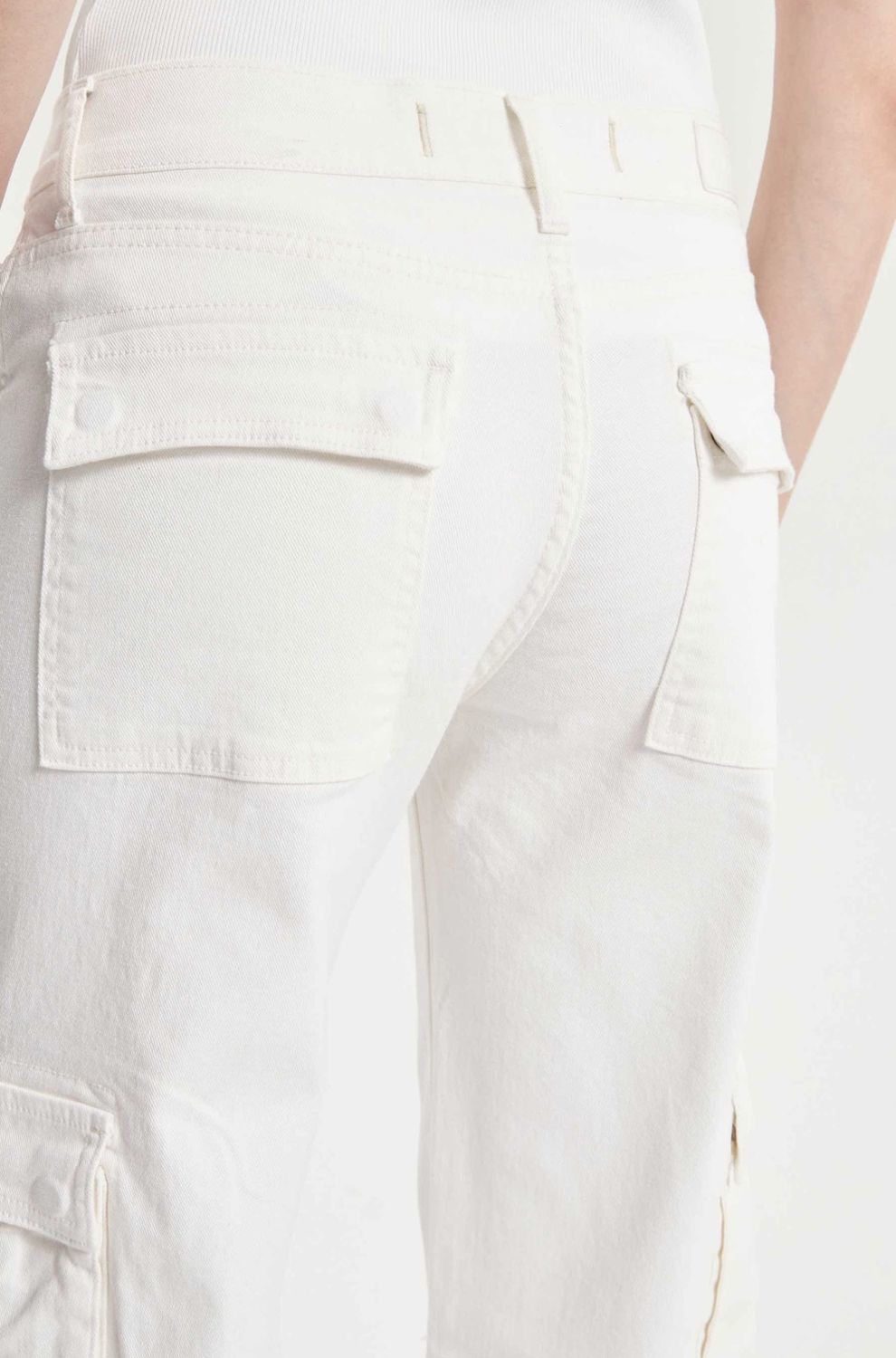 PANTALON CARGO GIGI WHITE