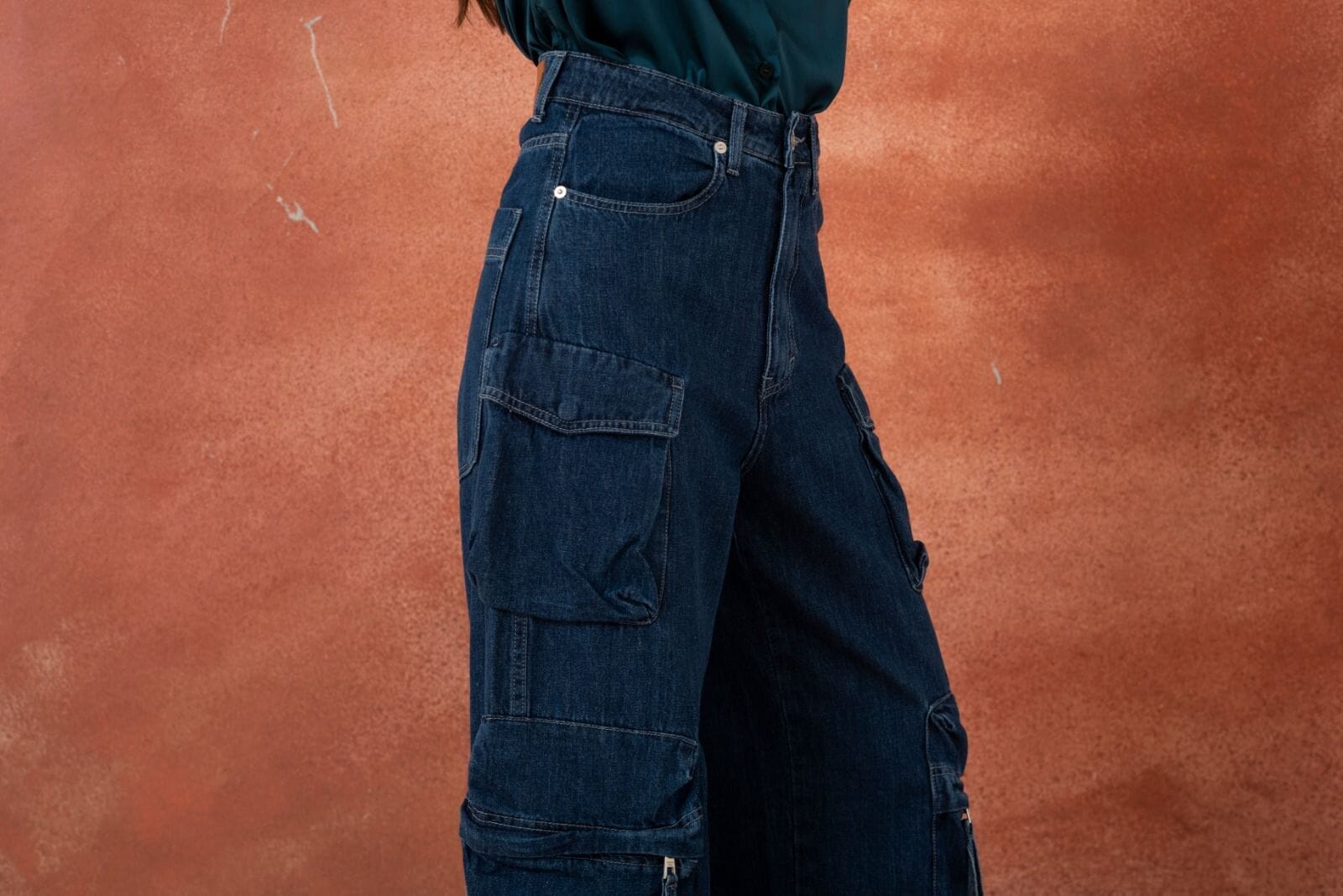 JEANS CARGO DANGER BLUE