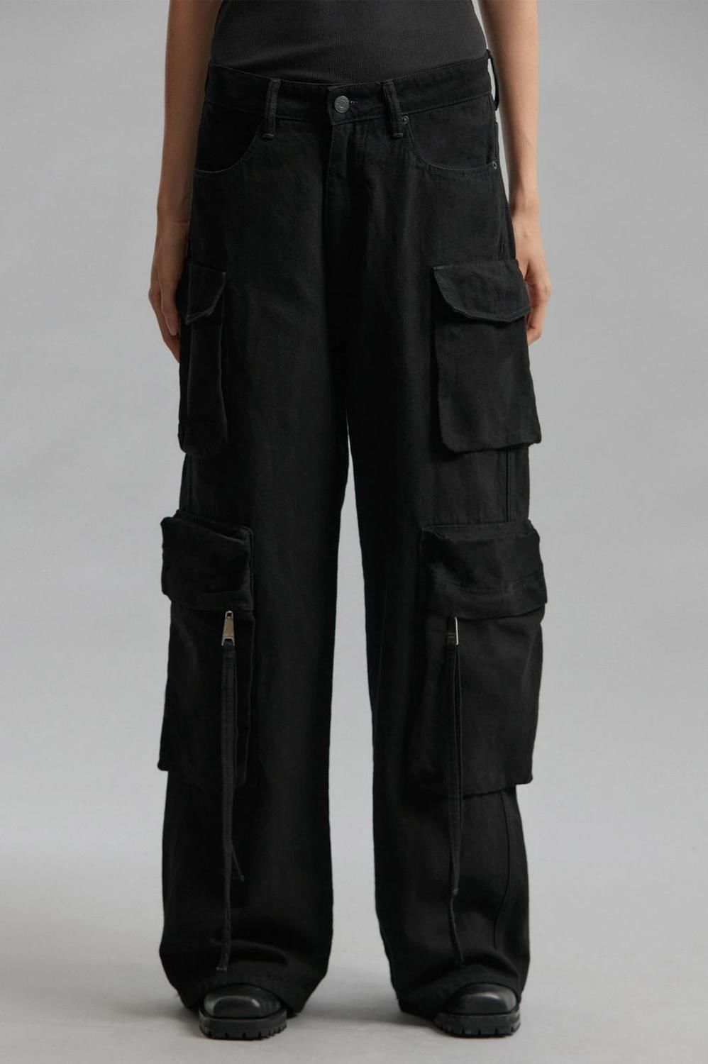 JEANS CARGO DANGER BLACK