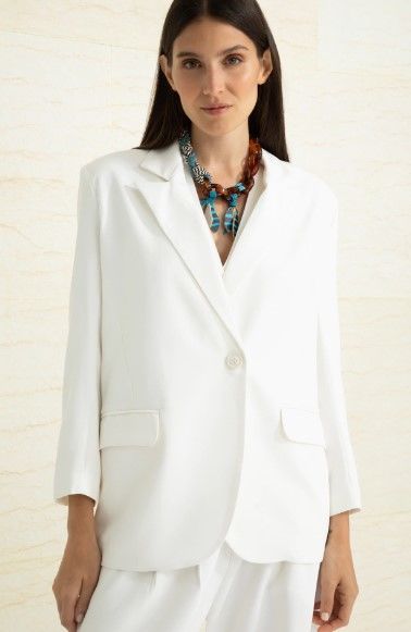 BLAZER MODE BLANCO