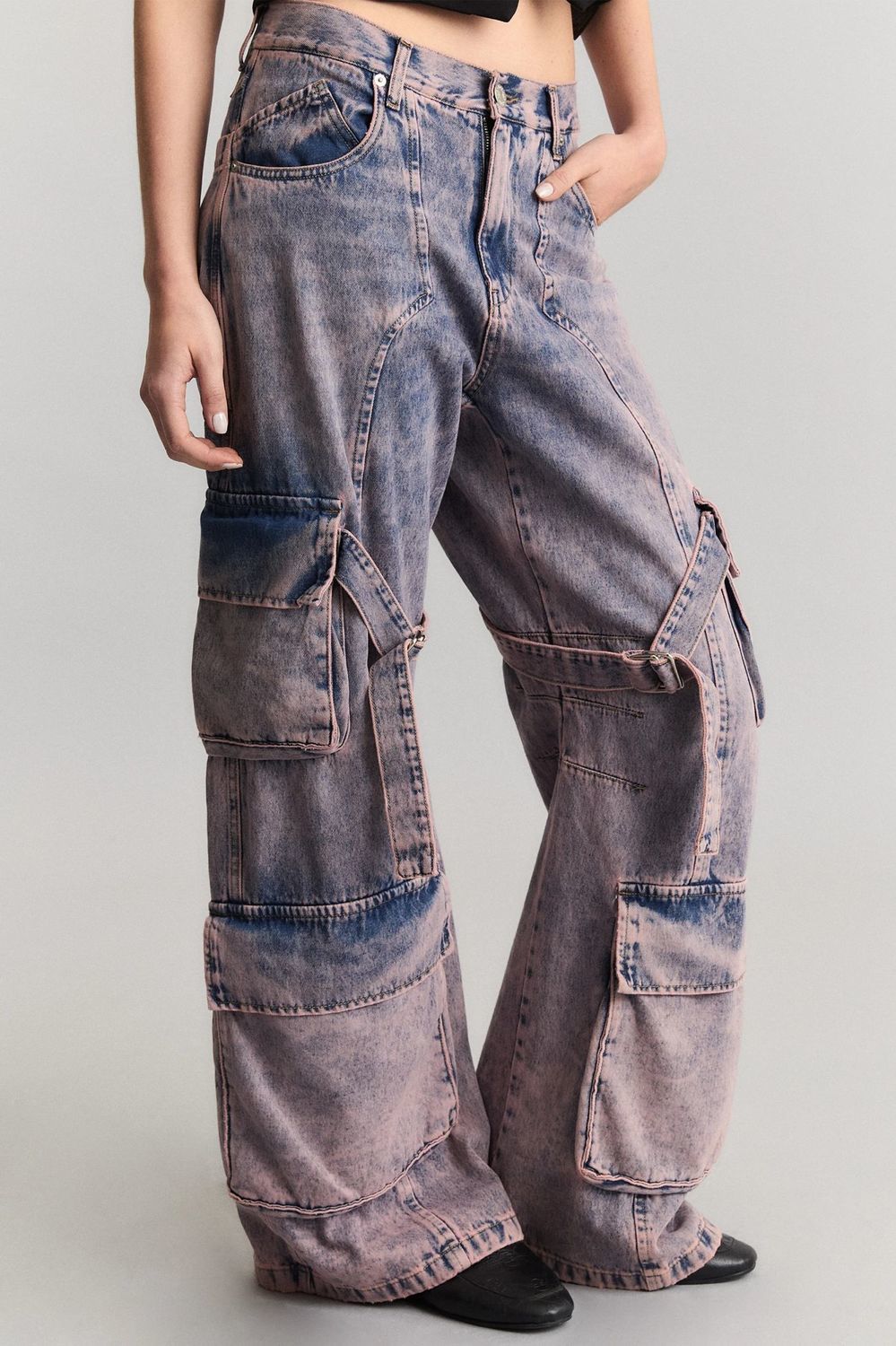 JEANS CARGO ATENAS PINK