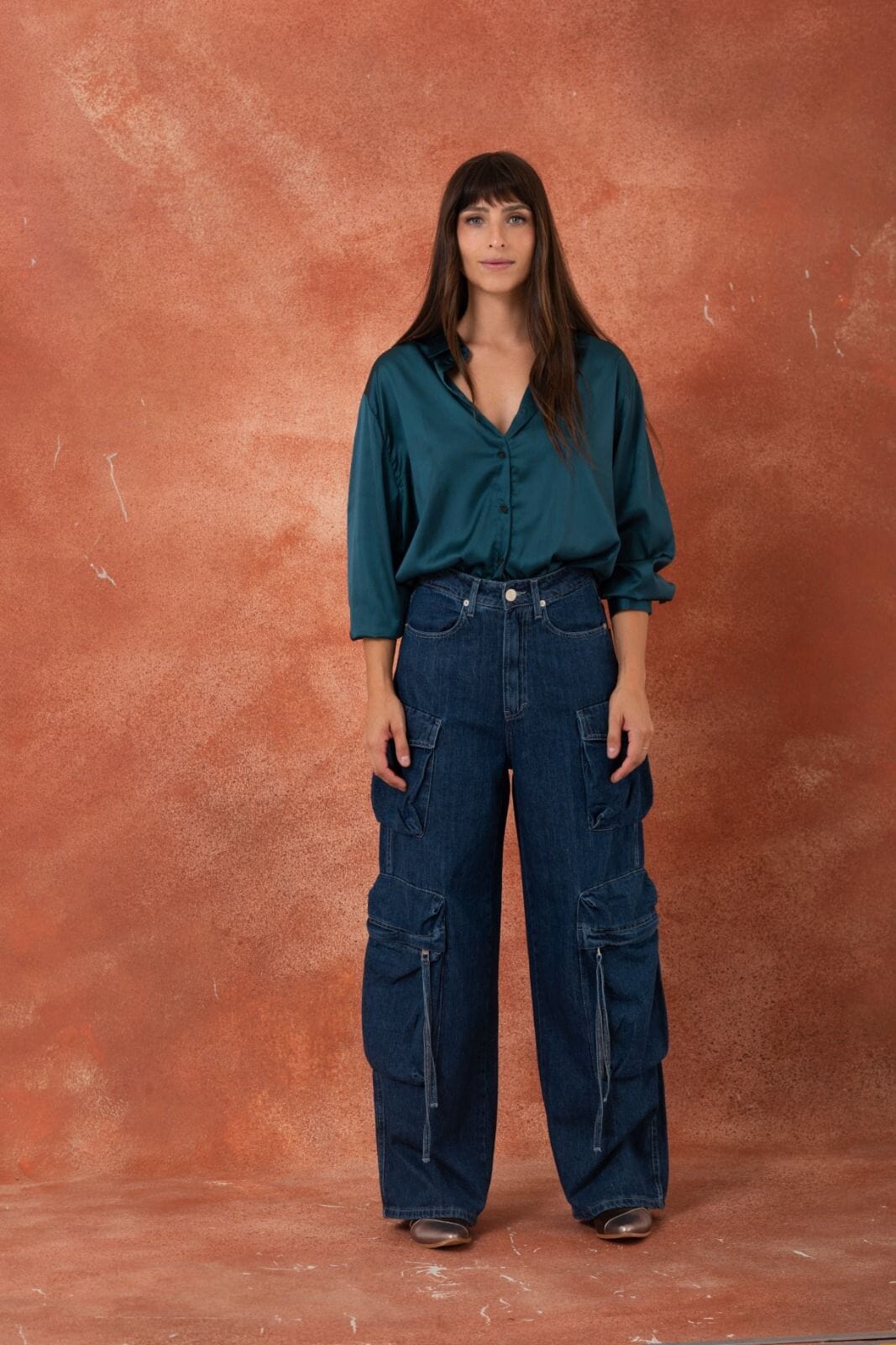 JEANS CARGO DANGER BLUE