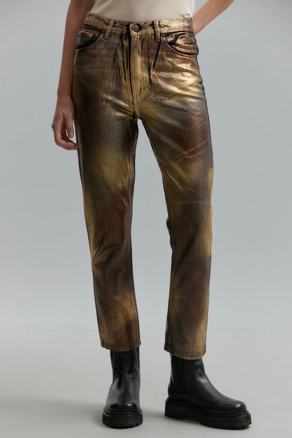 JEANS GINGER VINTAGE GOLD
