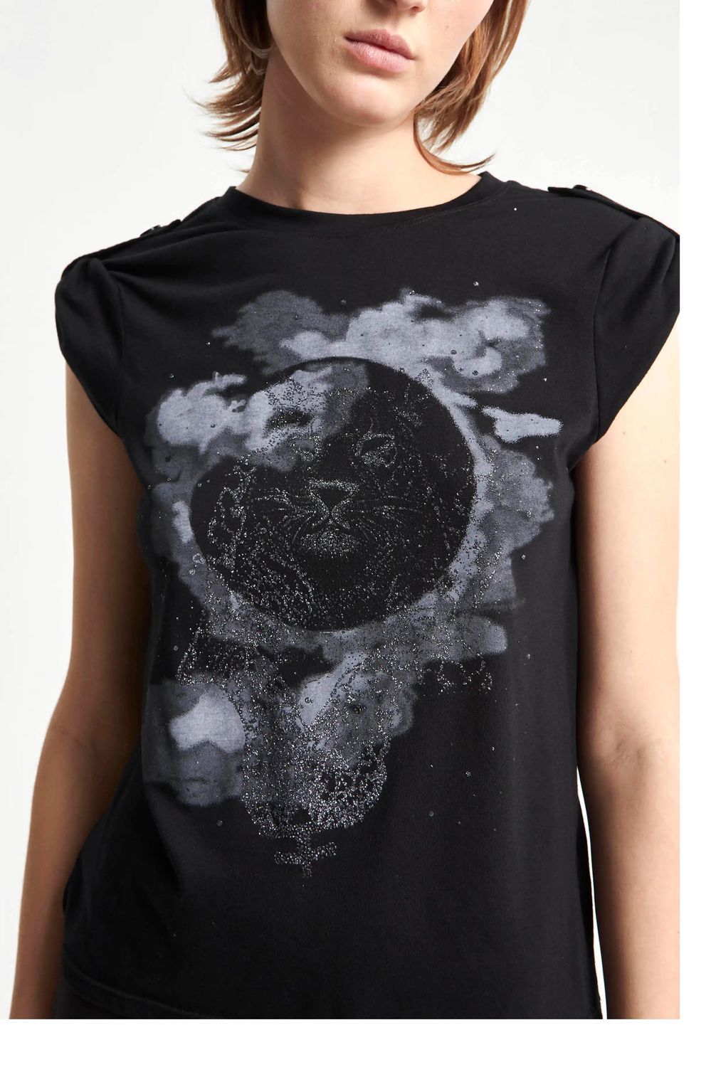 REMERA LEOPARD CLOUD