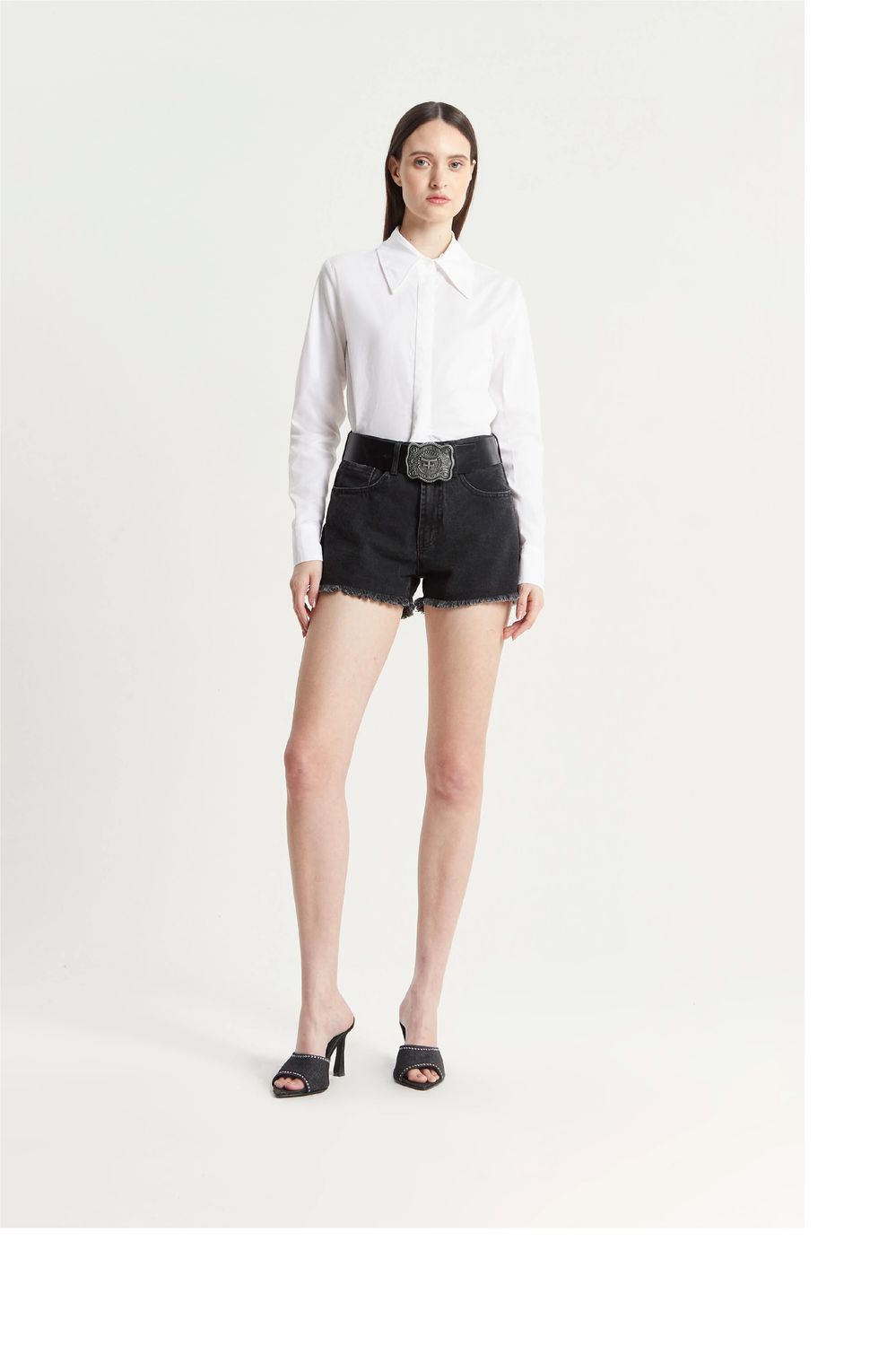SHORT GIRLY BLACK ROCK