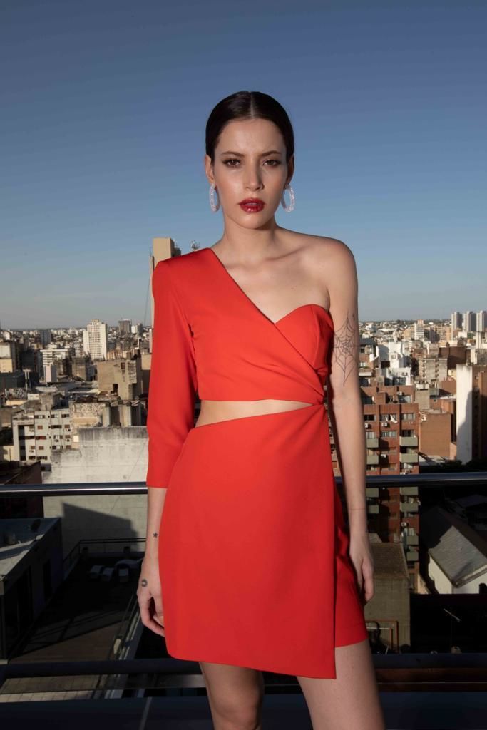 VESTIDO CIBELES - ROJO