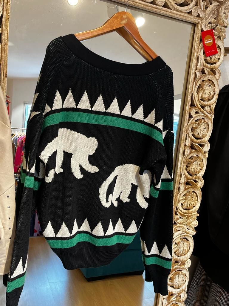 SWEATER CARDIGAN WISDOM - VERDE