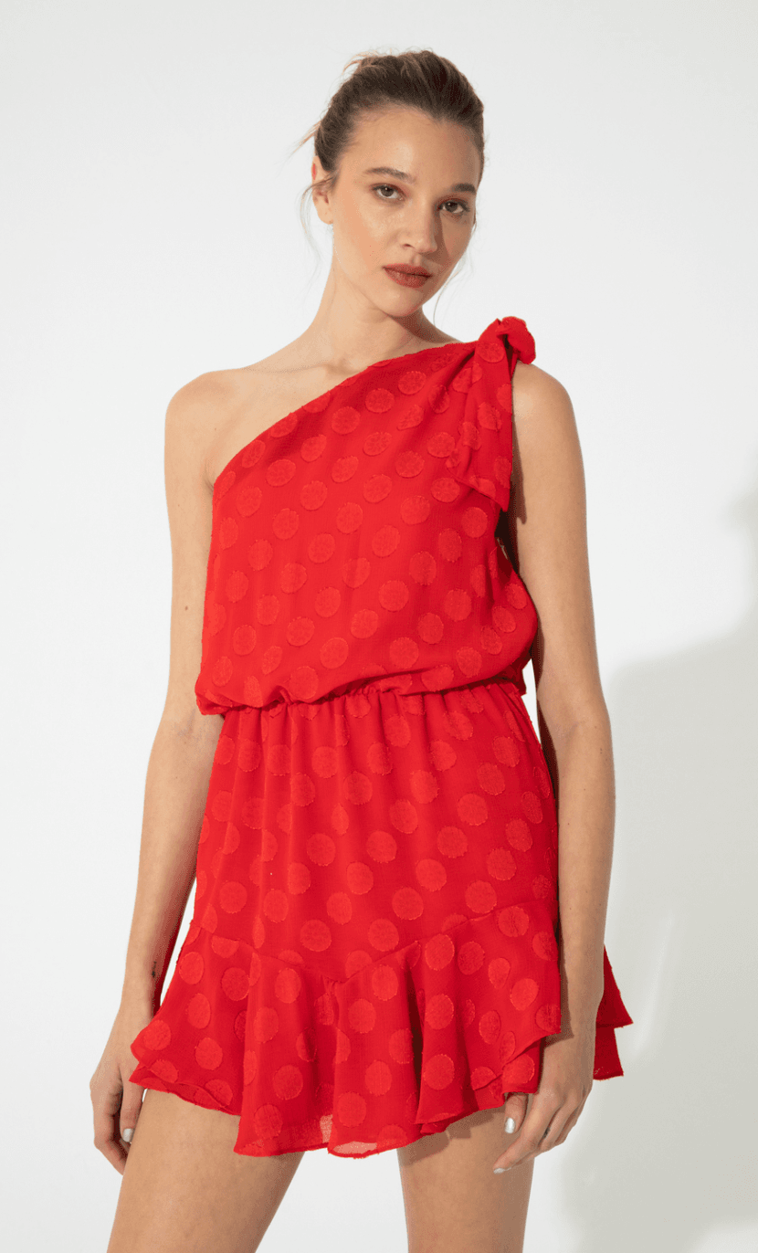 VESTIDO ISLAND TULSI ROJO