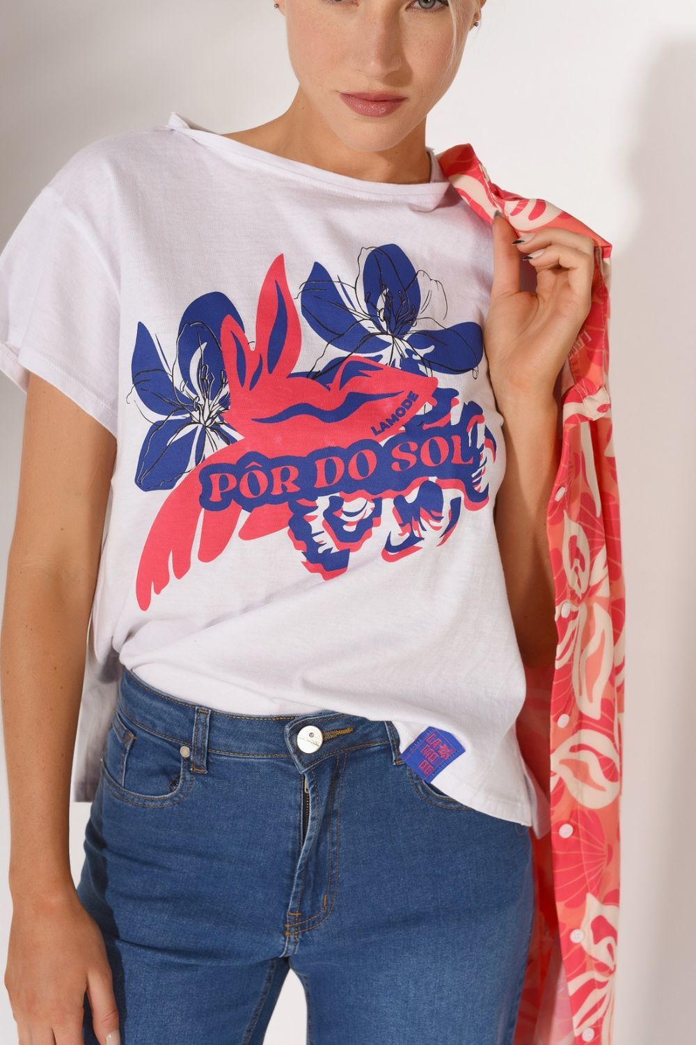 REMERA POR DO SOL BLANCA