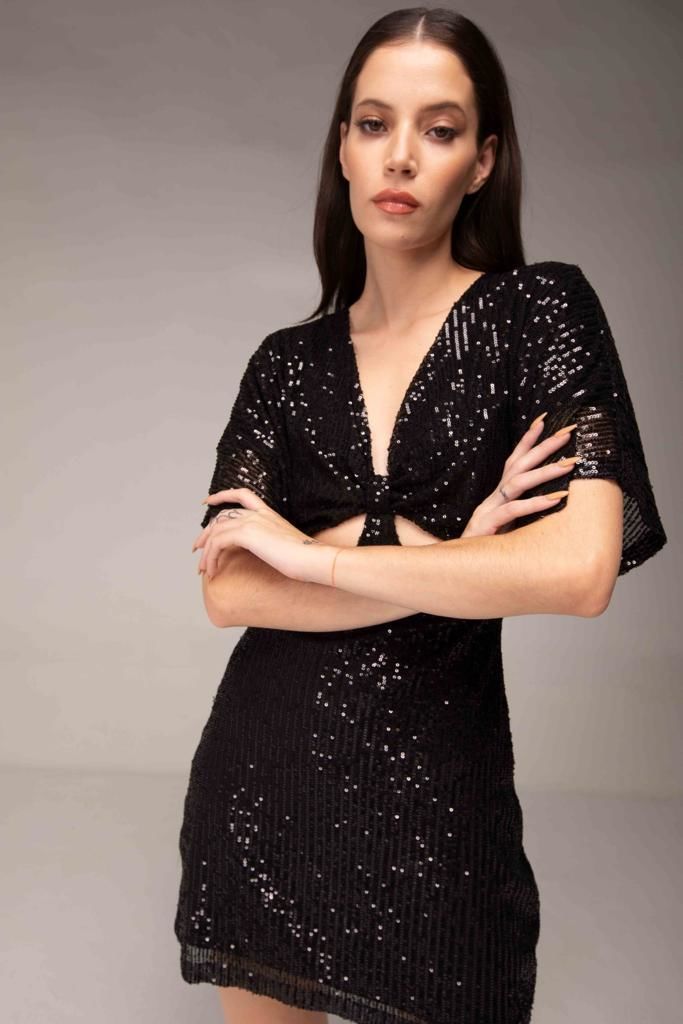 VESTIDO MALTA - NEGRO