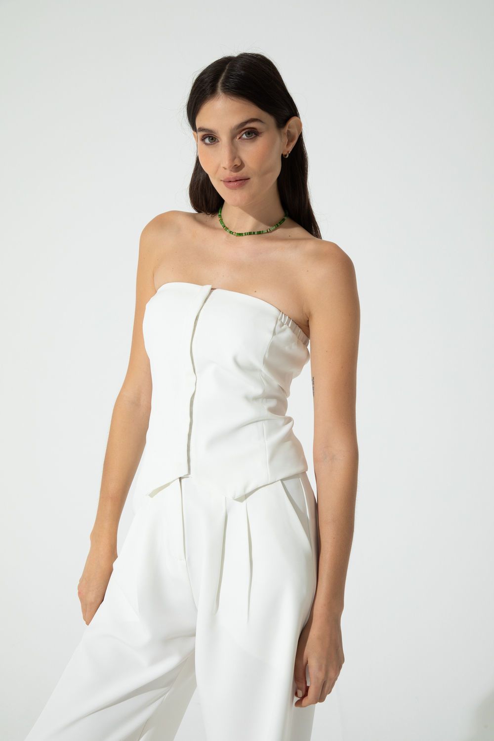 STRAPLESS SUIT