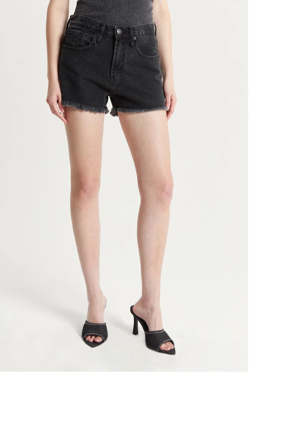 SHORT GIRLY BLACK ROCK