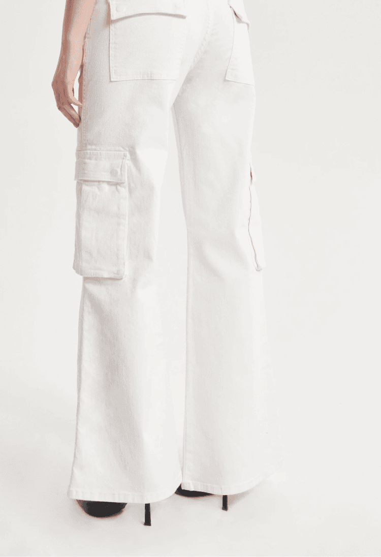 PANTALON CARGO GIGI WHITE