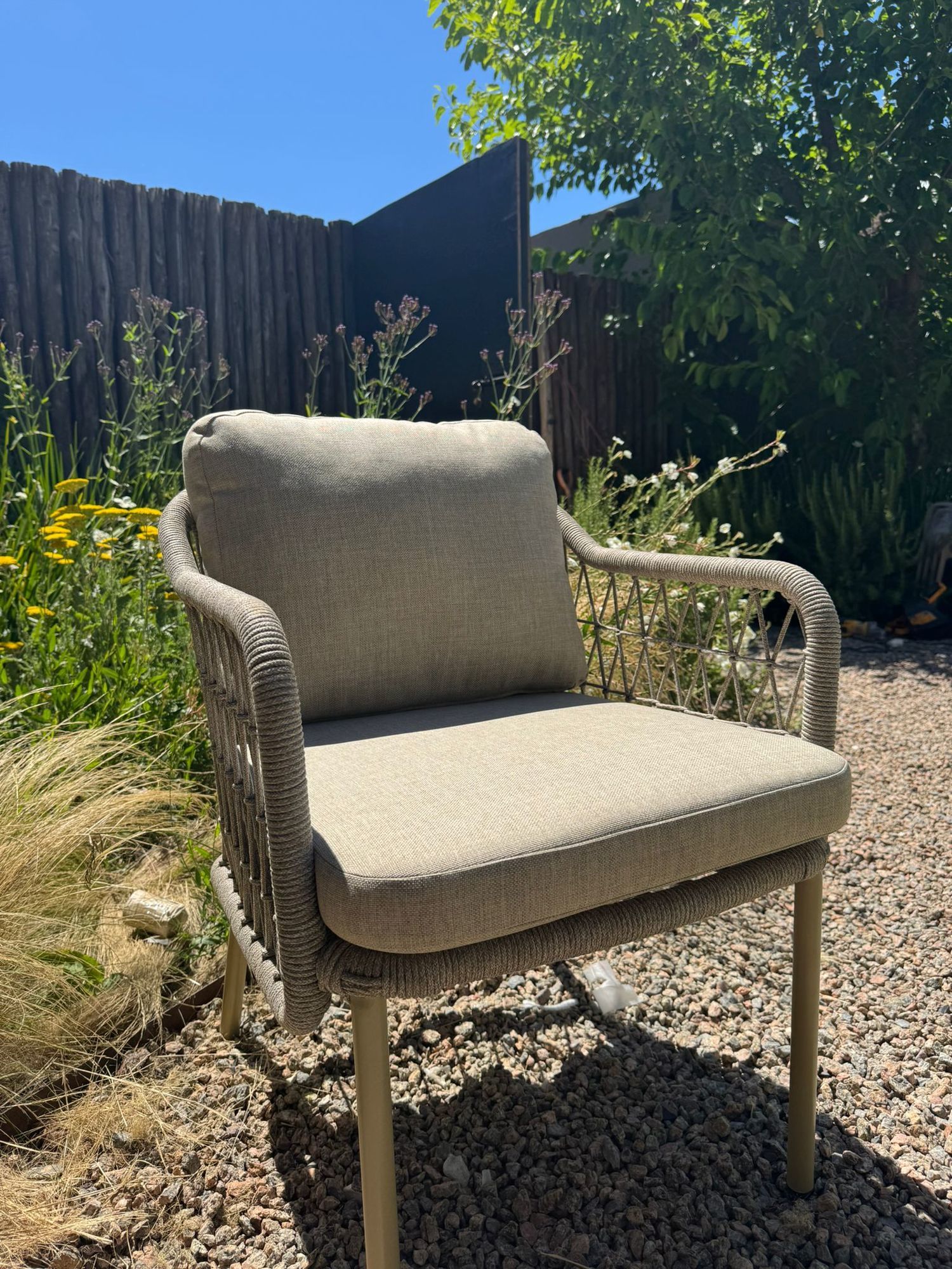 SILLA ELENA EXTERIOR CON ALMOHADONES