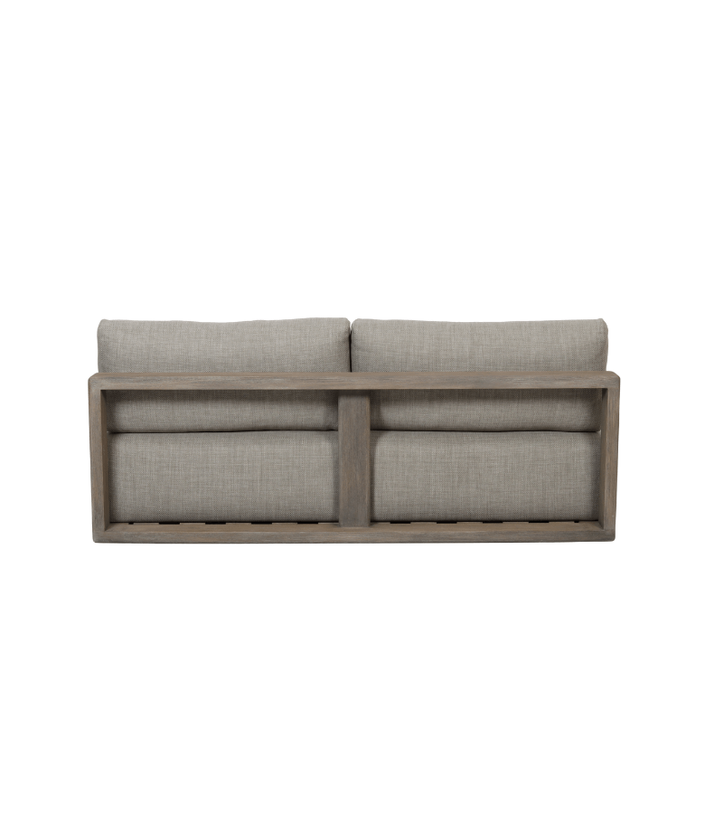 MODULO LUCIANO OUTDOOR TEKA GRIS CON ALMOHADONES