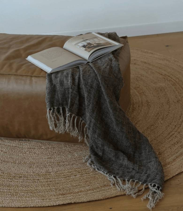THROW RUSTICO LINO