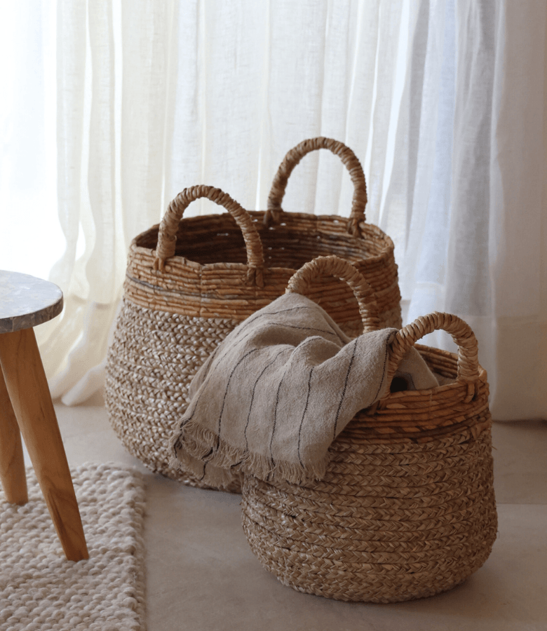 CANASTO CRAFTS C/ ASAS TONOS NAT