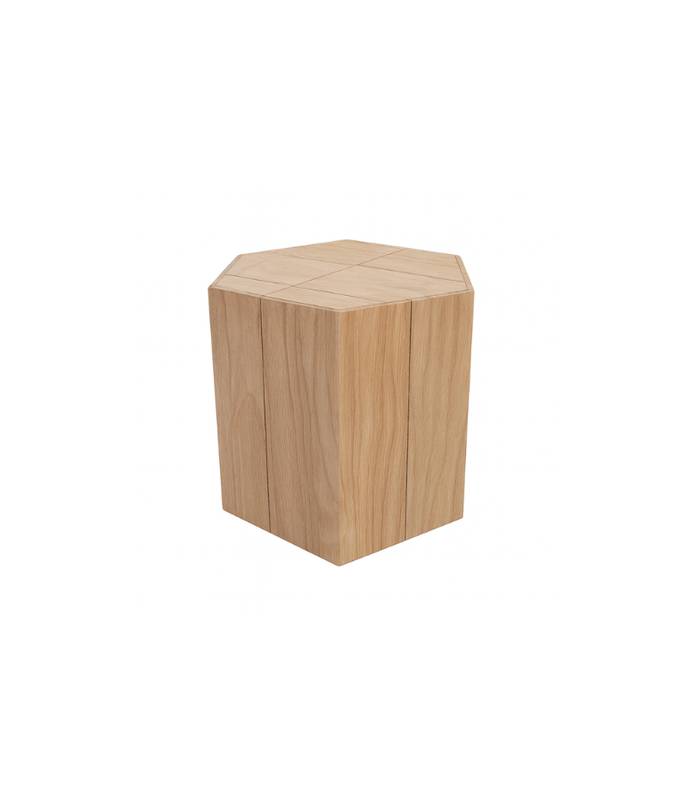 MESA HEXA LATERAL TEKA  INDOOR/OUTDOOR 50X50X50