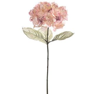 FLOR ARTIFICIAL HYDRANGEA 75CM CREAM PINK
