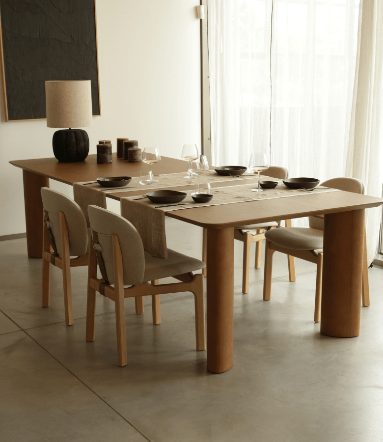 MESA COMEDOR IPANEMA NATURAL