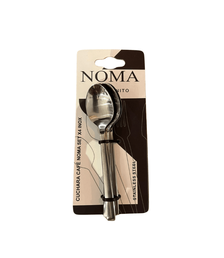 CUCHARA CAFÉ NOMA SET X4 INOX