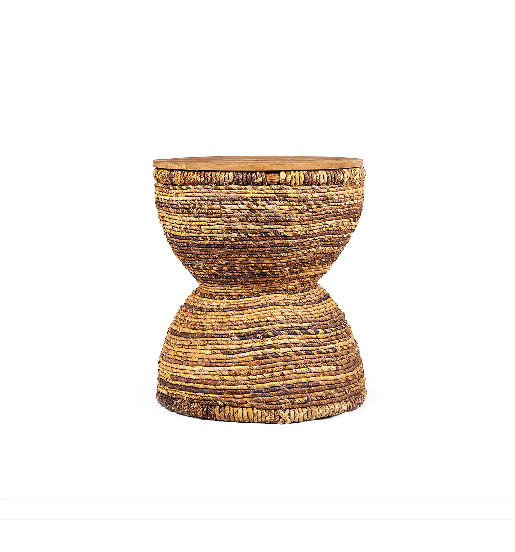 MESA LATERAL GHANA 41X41XH46 RUSTIC