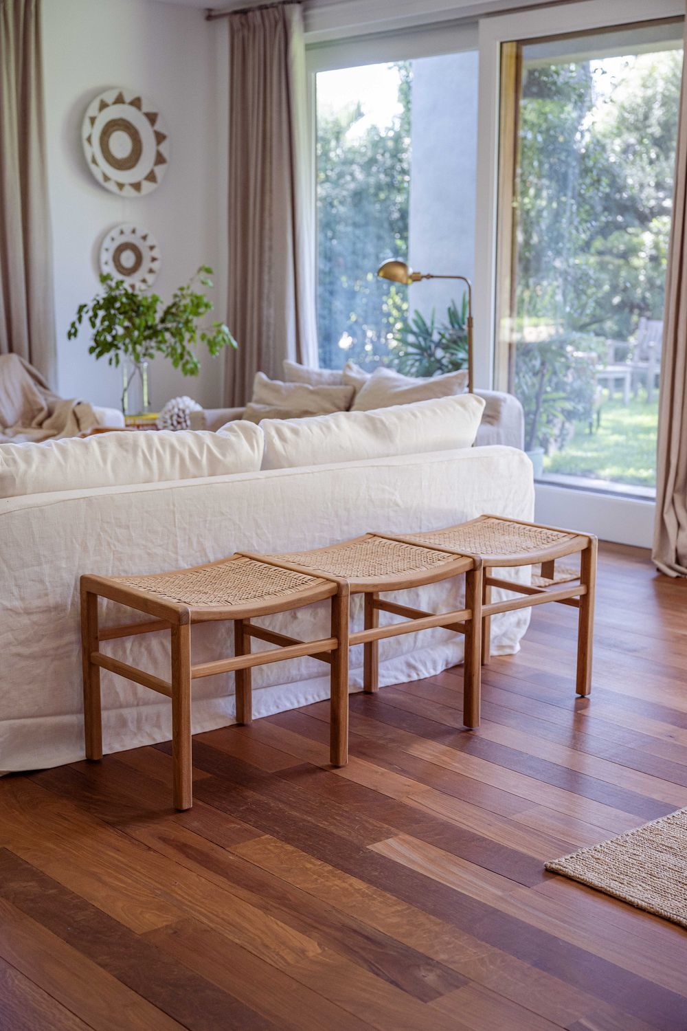 BANCO LARGO SALT RATTAN Y TEKA 150CM - 15% OFF