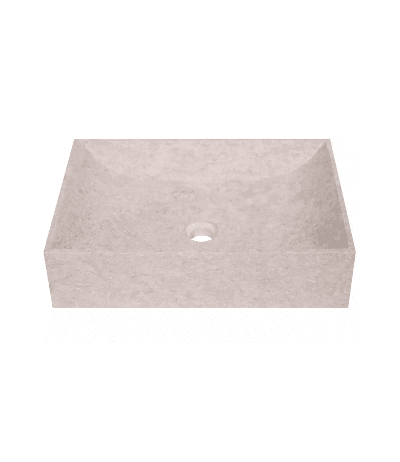 PILETA BRISTOL W35XD50XH12 MÁRMOL BLANCA