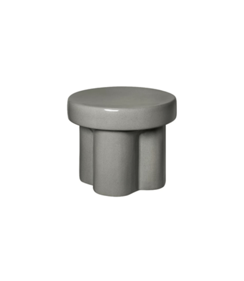 BANCO CERAMICA BL TORU ELEPHANT SKIN D40XH33
