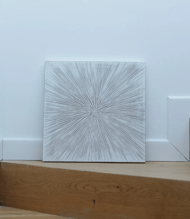 ARTE TRIBAL BLANCO TALLADO