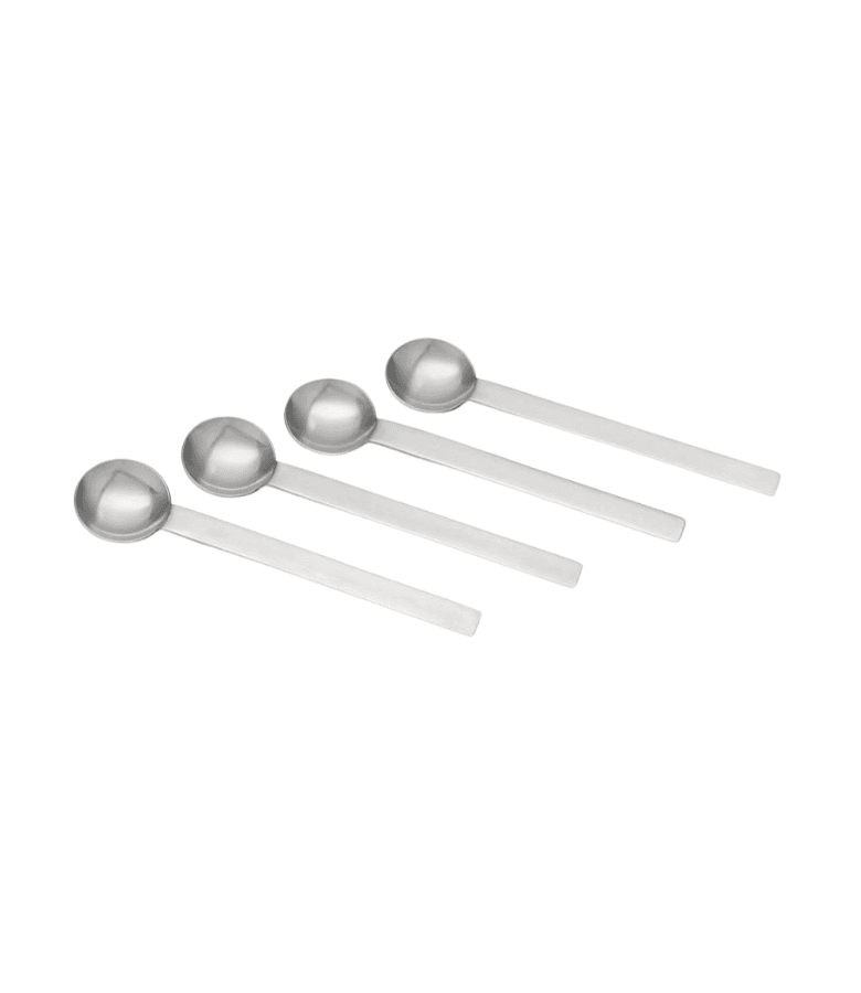 CUCHARAS LARGAS BLOMUS CAPUCCINO SET X4