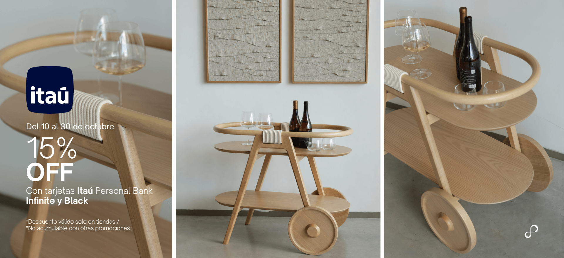 DESCUENTO 15% ITAU
