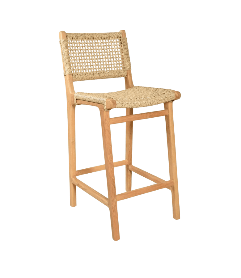 BANCO ALTO CATANIA H75 CM NATURAL - 25% OFF