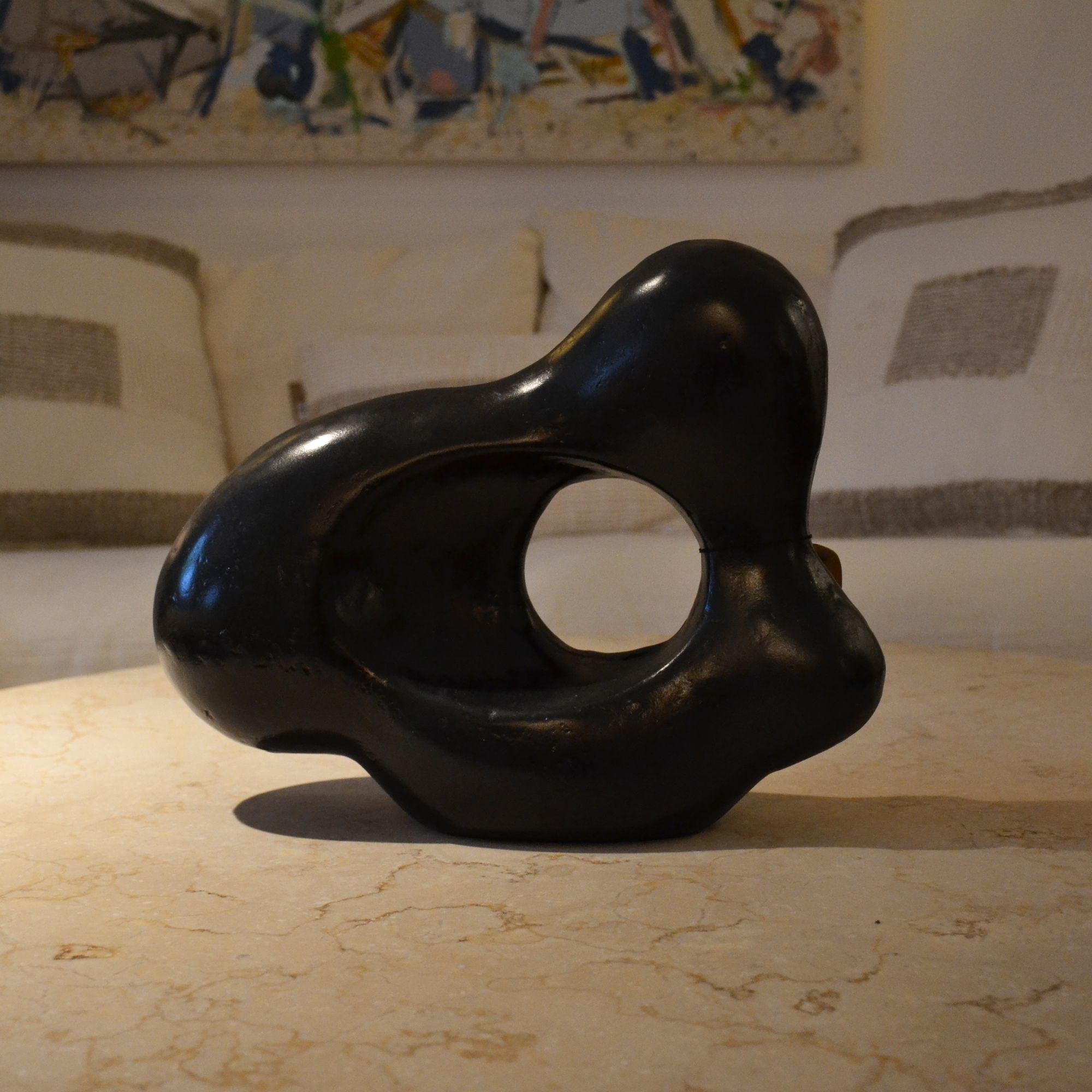 ESCULTURA ARTERIORS D COBRE NEGRO 22X35 CM