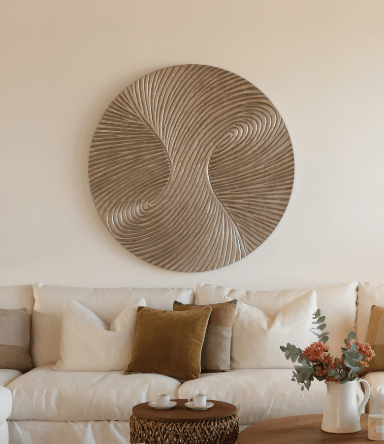 ARTE TRIBAL CIRCULAR DORADO