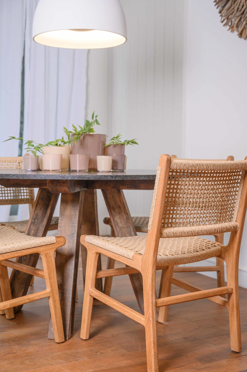 SILLA CATANIA TEKA Y CUERDA - 25% OFF