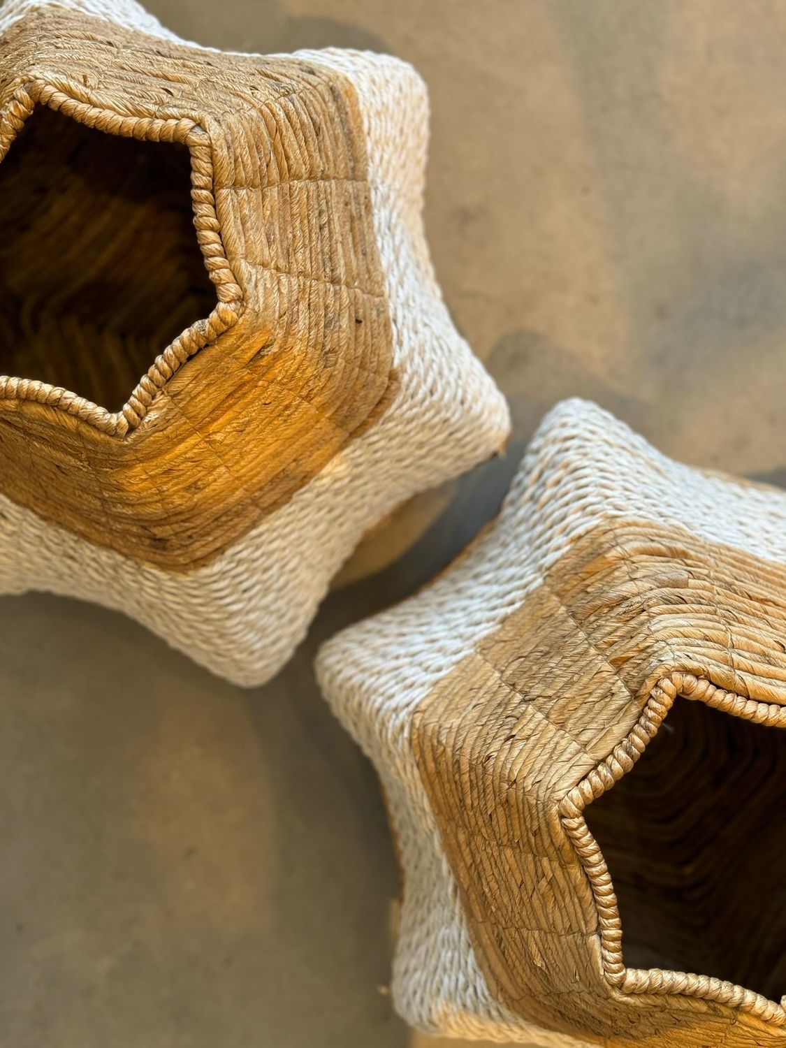 FLORERO CRAFTS NATURAL/BLANCO - 70% OFF