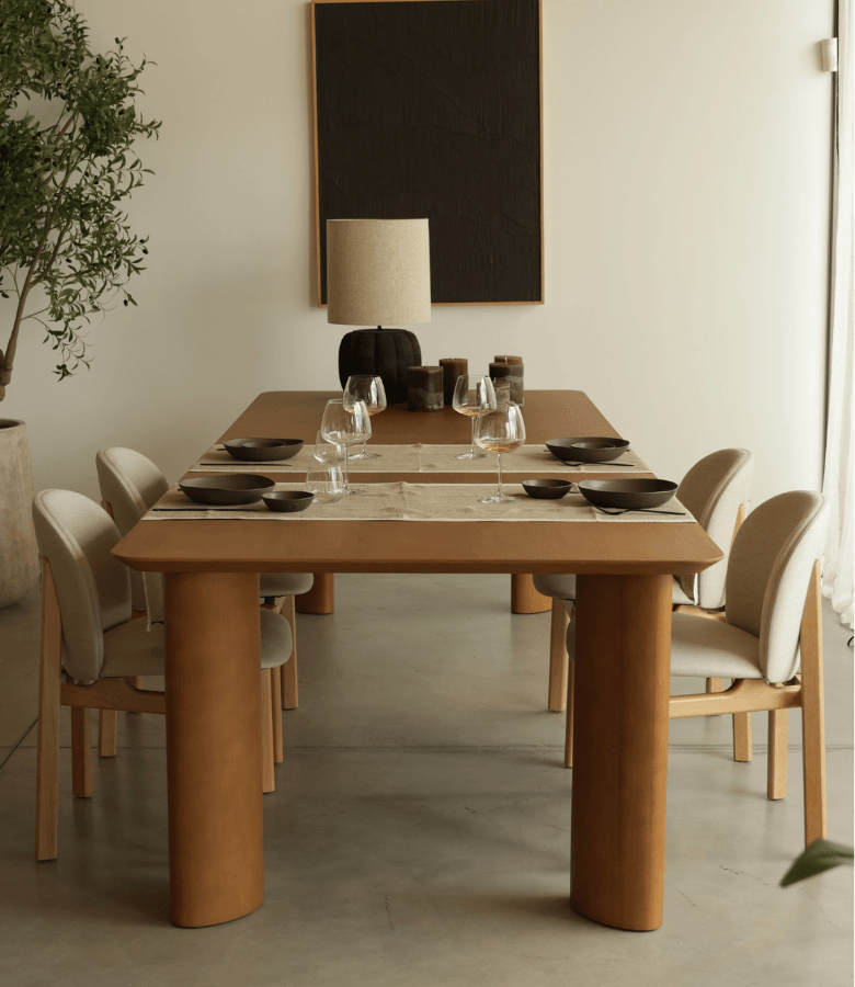 MESA COMEDOR IPANEMA NATURAL
