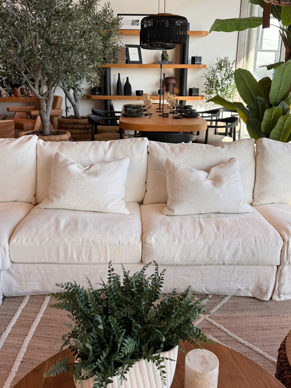 MODULO DOBLE SOFA BISCARROSSE BLANCO