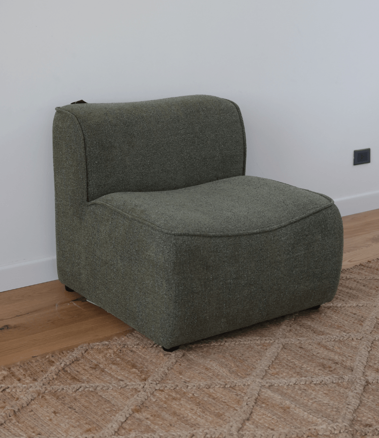CENTRO SOFA VERDE FLAMANT 