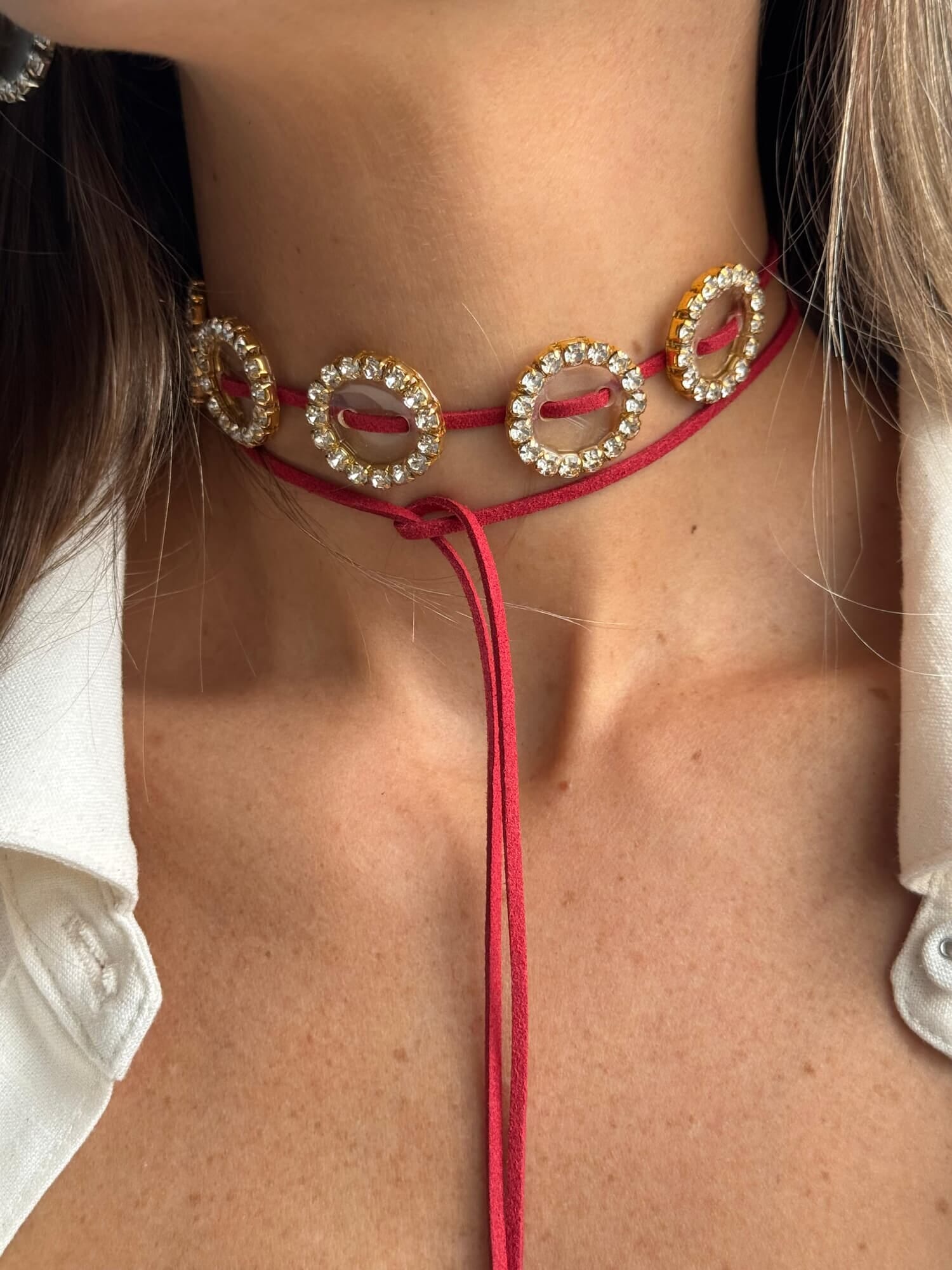 Choker Shiny Gold