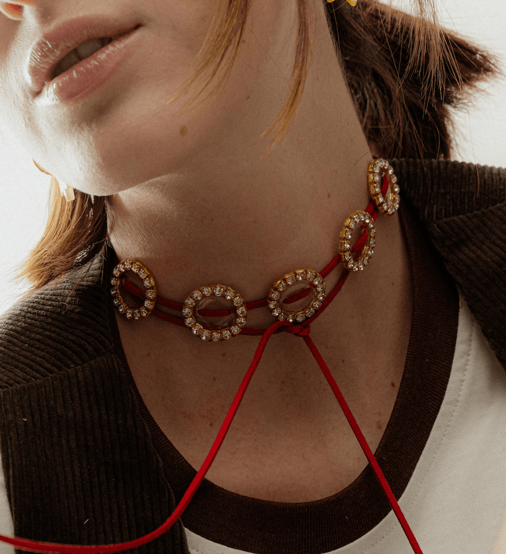 Choker Shiny Gold