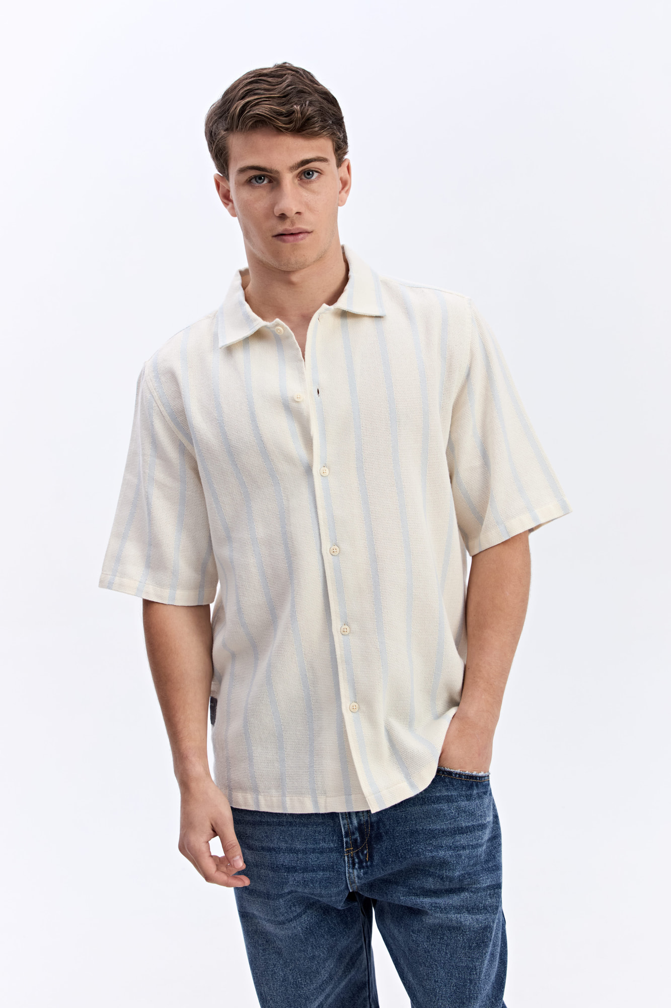 CAMISA MANGA CORTA OVERSIZE SYNTRA