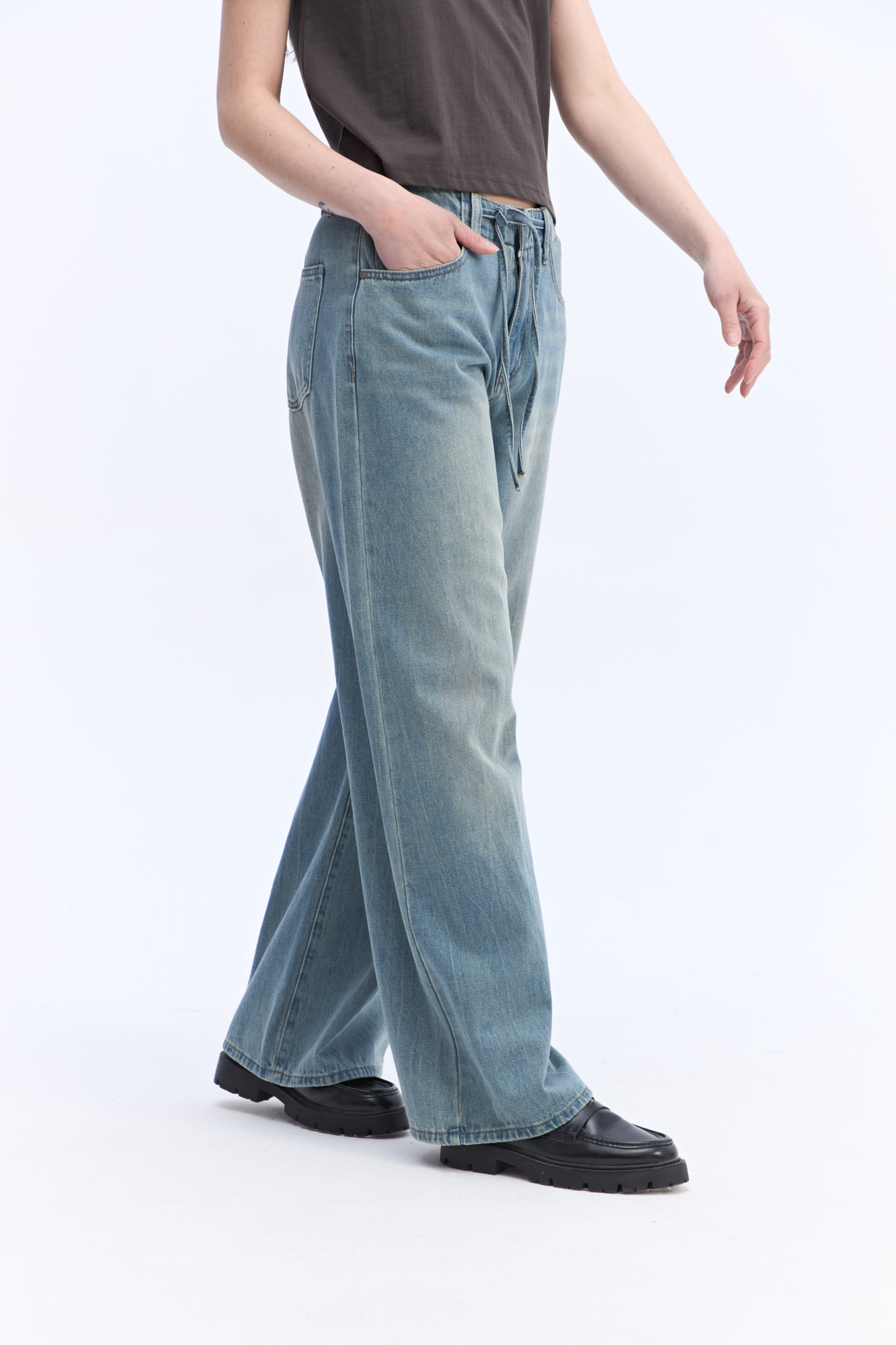JEAN WIDE LEG ANNE