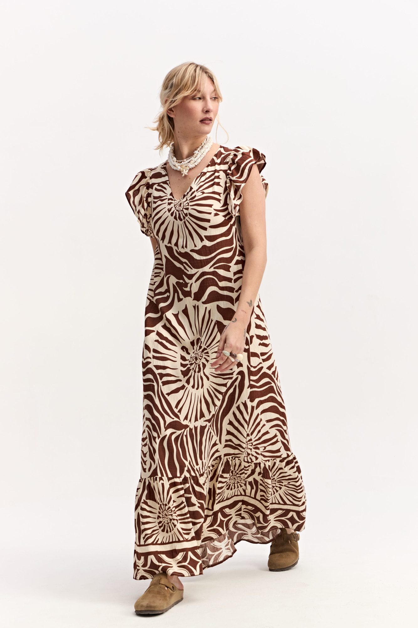 VESTIDO LARGO ROSIVO
