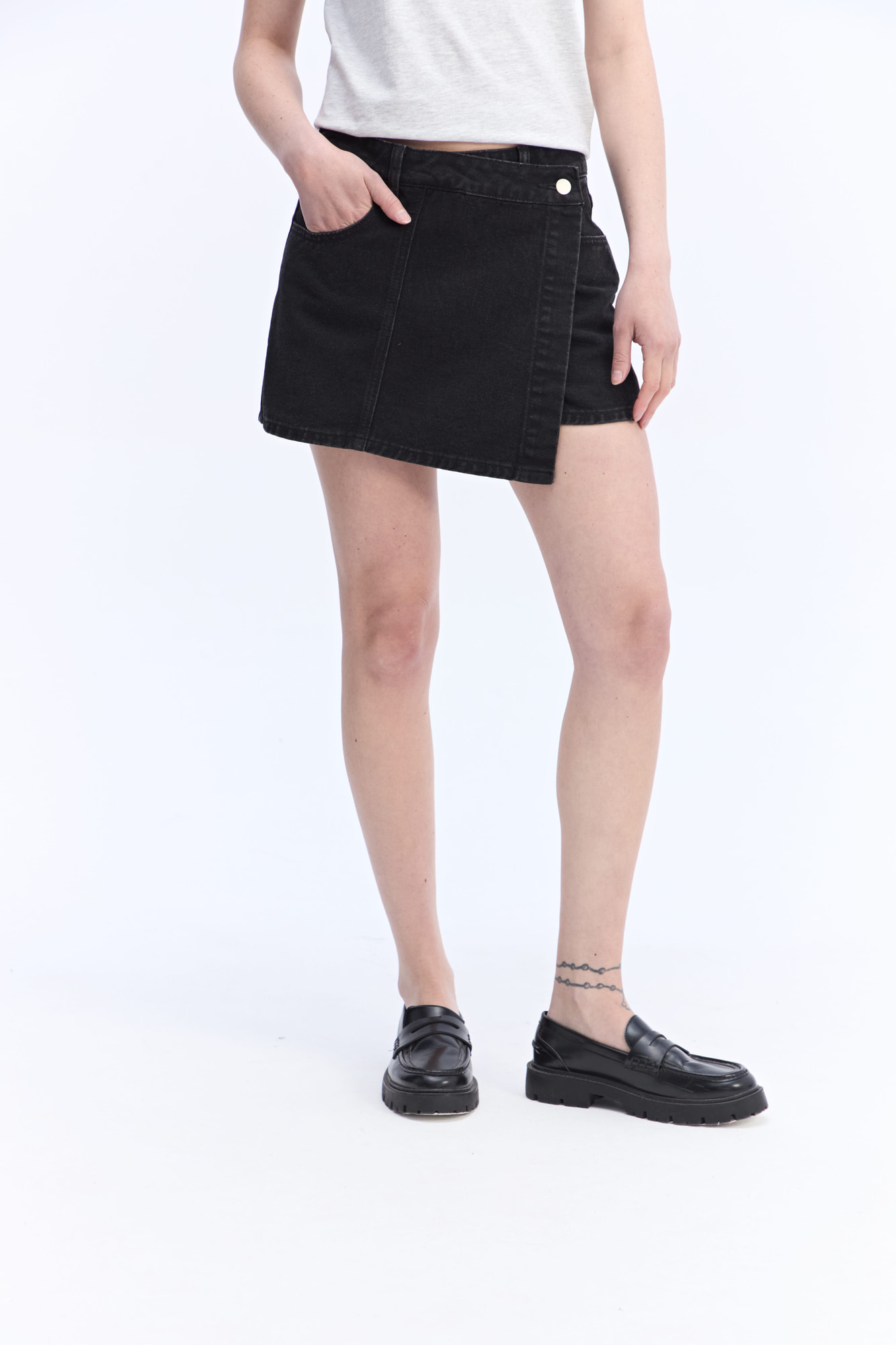 SHORT POLLERA DENIM ZAHIRA