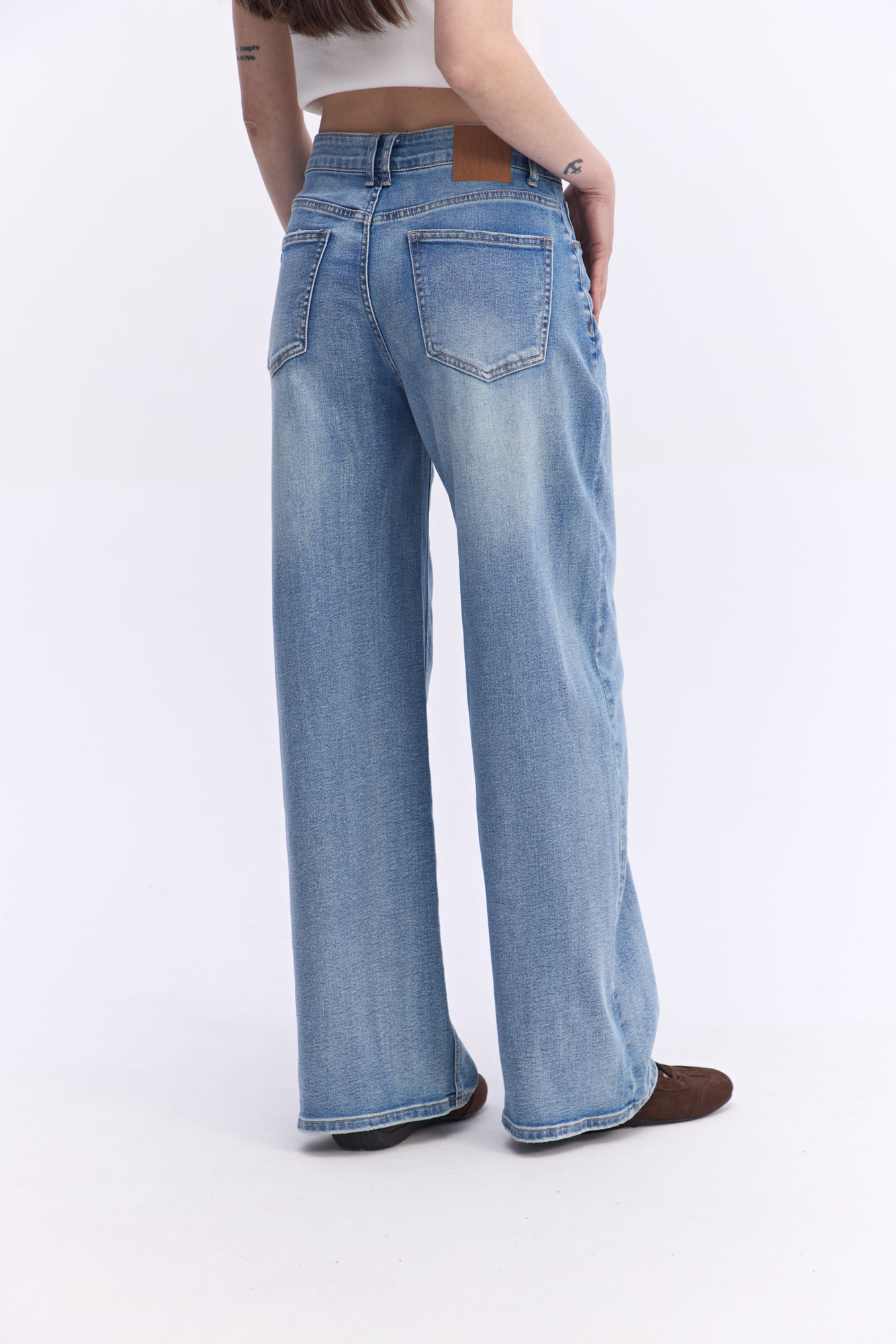 JEAN WIDE LEG DIANA
