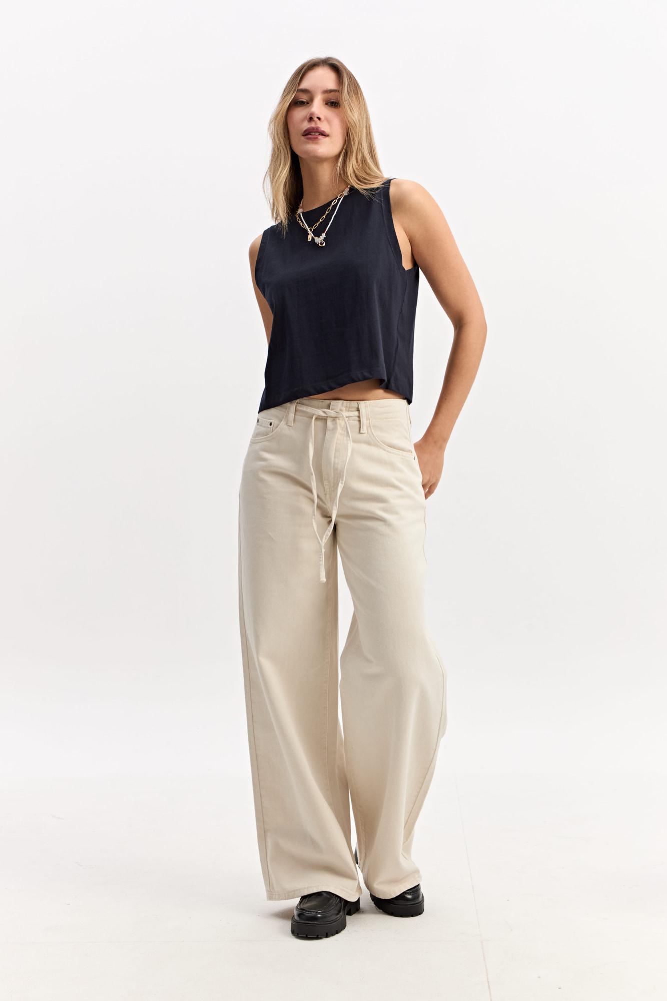 JEAN WIDE LEG ANNE