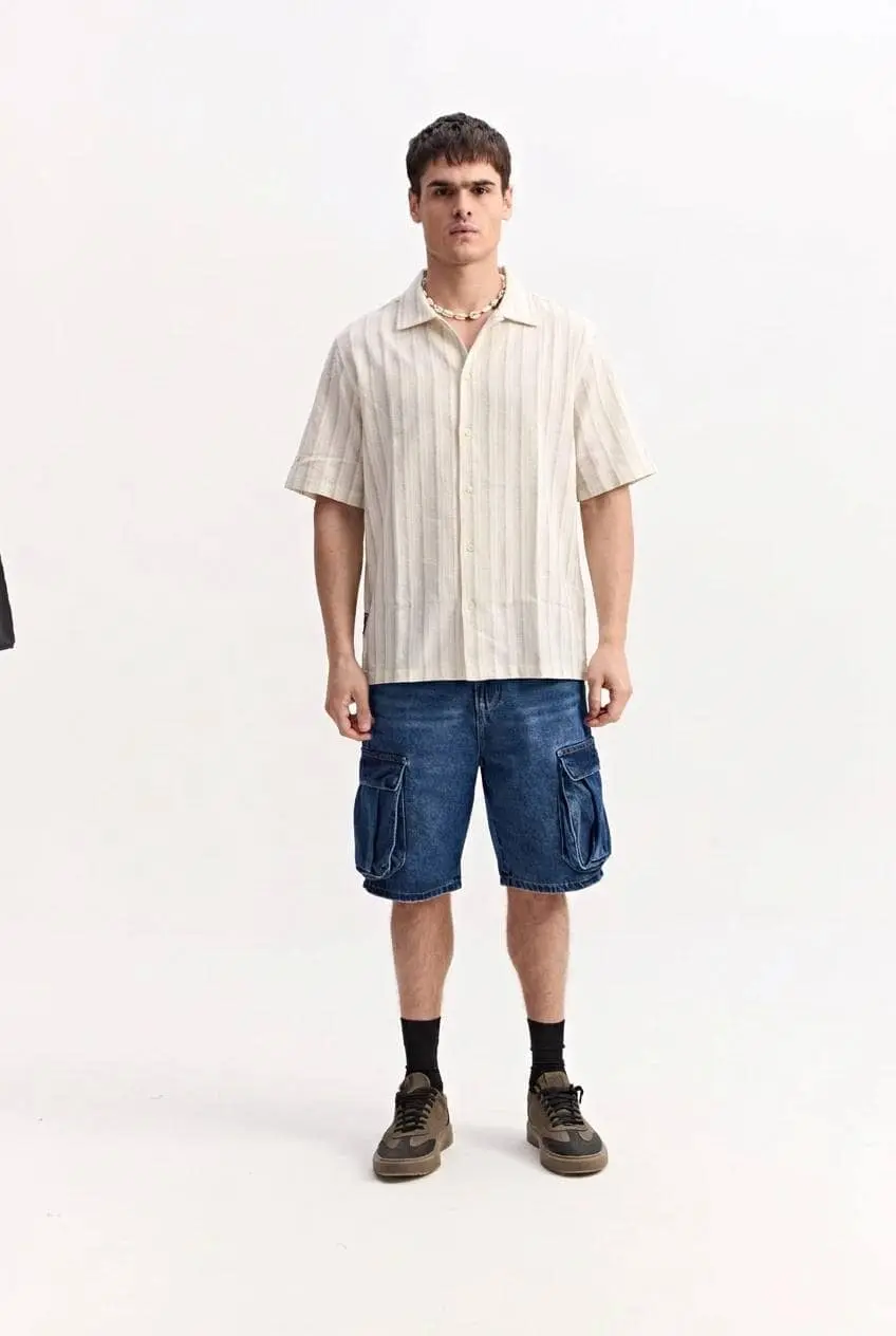 CAMISA MANGA CORTA OVERSIZE SYNTRA